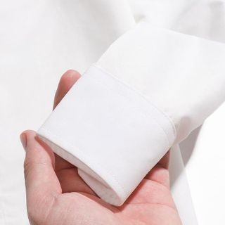 ÁO SƠ MI NAM TRƠN TUTO5 MENSWEAR SMT01 - SƠ MI TAY DÀI CÔNG SỞ COTTON , GẤP HỘP CAO CẤP THANH LỊCH, TRANG TRỌNG