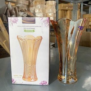 BÌNH CẮM HOA MIỆNG BÈO 20CM DELI VÀNG DSHP128-L1HA (T24)
