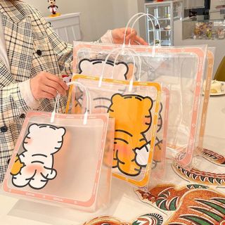 SET 3 TÚI TRONG SUỐT HÌNH HỔ KUTE