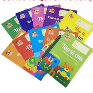 SET 10 QUYỂN TẬP TÔ KÈM 2 BÚT CHÌ
