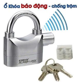 Ổ KHOÁ BÁO ĐỘNG CHỐNG TRỘM KINBAR ALARM LOCK (TRẮNG)