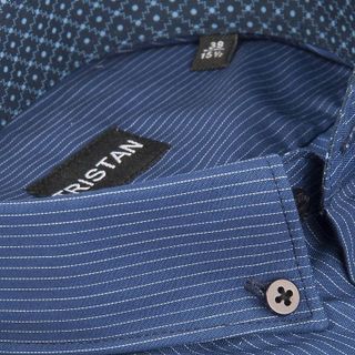 ÁO SƠ MI KẺ SỌC NAM  DÀI TAY CÔNG SỞ SLIM FIT STRIPE BUTTON DOWN SHIRT CHỐNG NHĂN TRẺ TRUNG - TUTO5