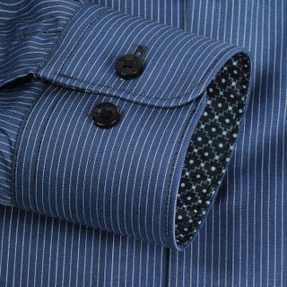 ÁO SƠ MI KẺ SỌC NAM  DÀI TAY CÔNG SỞ SLIM FIT STRIPE BUTTON DOWN SHIRT CHỐNG NHĂN TRẺ TRUNG - TUTO5