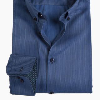 ÁO SƠ MI KẺ SỌC NAM  DÀI TAY CÔNG SỞ SLIM FIT STRIPE BUTTON DOWN SHIRT CHỐNG NHĂN TRẺ TRUNG - TUTO5