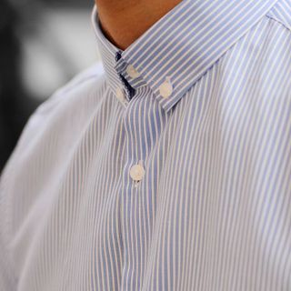 ÁO SƠ MI KẺ SỌC NAM DÀI TAY CÔNG SỞ SLIM FIT STRIPE BUTTON DOWN SHIRT CHỐNG NHĂN TRẺ TRUNG - TUTO5