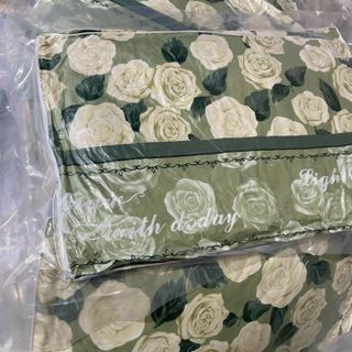 BỘ 2 GỐI HOA HỒNG XANH CAO CẤP