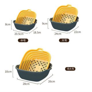 BỘ 6 RỔ VÀ CHẬU RỬA HOA QUẢ, RAU CỦ TIỆN LỢI