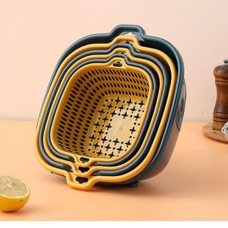 BỘ 6 RỔ VÀ CHẬU RỬA HOA QUẢ, RAU CỦ TIỆN LỢI