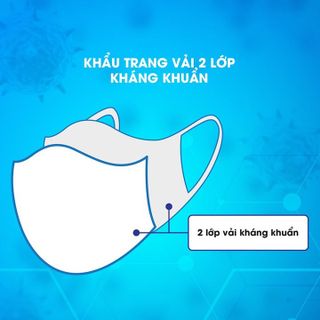 KHẨU TRANG VẢI DỆT KIM 2 LỚP KHÁNG KHUẨN CAO CẤP CÔNG NGHỆ NHẬT BẢN TRẮNG, ĐEN TÁI SỬ DỤNG 30 LẦN KTY1001- TUTO5