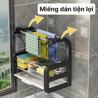 KỆ ĐỂ ĐỒ PHÒNG BẾP, NHÀ TẮM CÓ KHAY HỨNG NƯỚC
