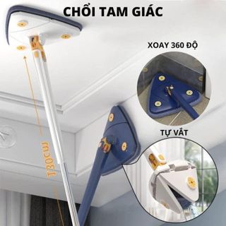 CHỔI LAU NHÀ TỰ VẮT HÌNH TAM GIÁC