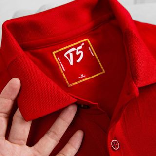 ÁO THUN POLO NAM REGULAR FIT PREMIUM TRƠN BASIC ĐỎ ATP01 - TUTO5