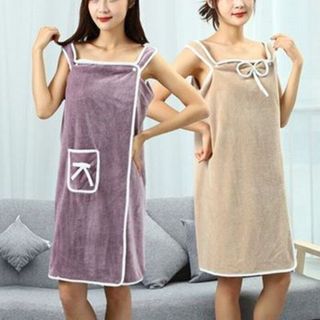 KHĂN TẮM KIÊM ÁO CHOÀNG TẮM