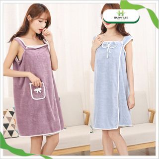 KHĂN TẮM KIÊM ÁO CHOÀNG TẮM
