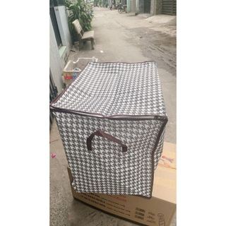 TÚI ĐỰNG CHĂN, QUẦN ÁO KẺ CARO CỚ LỚN 100L