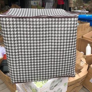TÚI ĐỰNG CHĂN, QUẦN ÁO KẺ CARO CỚ LỚN 100L