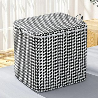 TÚI ĐỰNG CHĂN, QUẦN ÁO KẺ CARO CỚ LỚN 100L