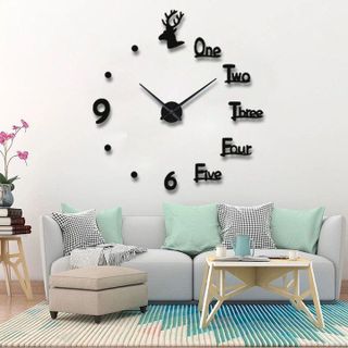 ĐỒNG HỒ DÁN TƯỜNG 3D TRANG TRÍ SÁNG TẠO