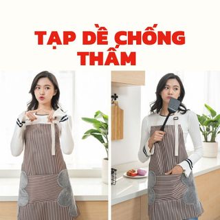 Tạp Dề Chống Thấm Nước/Cao Cấp, ( màu ngẫu nhiên)