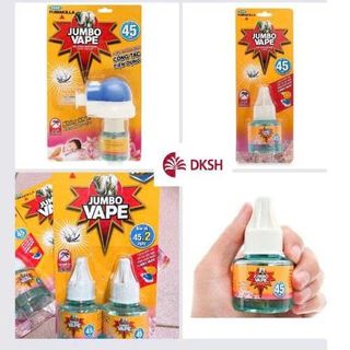 Máy xông tinh dầu đuổi muỗi - Lọ tinh dầu đuổi muỗi của Công ty Jumbo - Nhật Bản