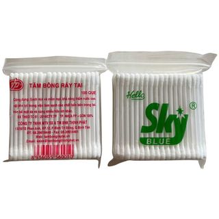 Bịch tăm bông Sky ( Bịch 100 que nhựa)