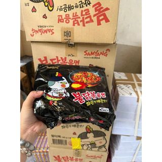 Thùng 40 gói mì khô gà cay Samyang Hàn quốc (140gram)