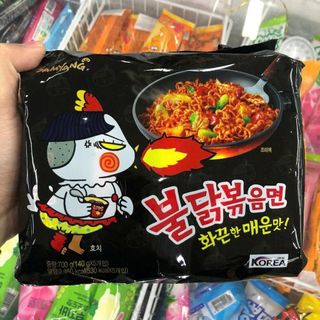 Thùng 40 gói mì khô gà cay Samyang Hàn quốc (140gram)