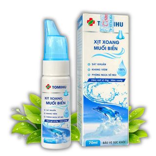 Xịt xoang muối biển Tomihu 70ml