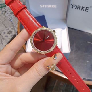 SALE KHỦNG ĐỒNG HỒ NỮ CHÍNH HÃNG STARKE DÂY DA NHIỀU MÀU FULLBOX