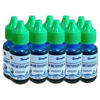 Dung Dịch Sát Khuẩn Xanh Methylen 1% 17ml (Lốc 10 chai)