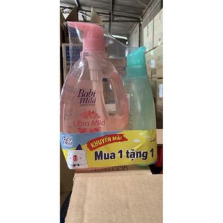 [Mua 1 tặng 1]Sữa Tắm Babi Mild White Sakura Em Bé Chai 800ml TẶNG chai 180ml ngẫu nhiên date mới