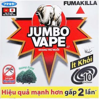 Combo 5 Hộp Nhang Muỗi Jumbo Premium Dạng Khoanh Hương Lavender/Hoa Lài, Nhang Ít Khói/Cao cấp Nhật Bản