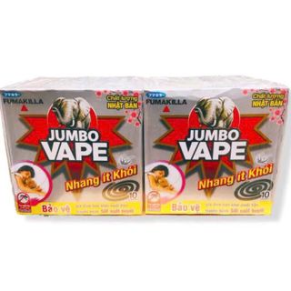Combo 5 Hộp Nhang Muỗi Jumbo Premium Dạng Khoanh Hương Lavender/Hoa Lài, Nhang Ít Khói/Cao cấp Nhật Bản