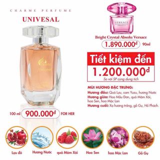 Charme Universal nước hoa nữ 100ml