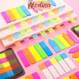 Giây note ghi chú MODINA dán ghi nhớ dấu trang trình ký đa năng cho học sinh văn phòng