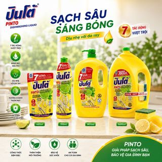 Nước rửa chén PINTO 1800ML - Hương Kiwi