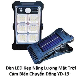 ĐÈN LED KẸP NĂNG LƯỢNG MẶT TRỜI CẢM BIẾN CHUYỂN ĐỘNG YD-19