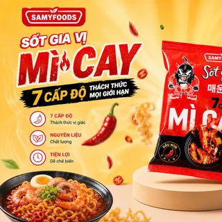 SỐT GIA VỊ MÌ CAY 50GR_NGUYÊN LIỆU TUYỆT ĐỈNH NẤU MÌ CAY