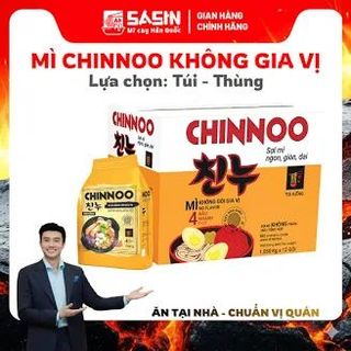 MÌ KHÔNG GIA VỊ CHINNO THÙNG 168 GÓI
