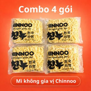 MÌ KHÔNG GIA VỊ CHINNO THÙNG 168 GÓI