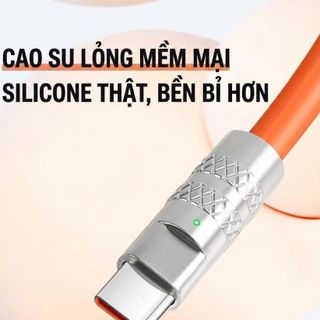 Dây Sạc Nhanh (USB - Type C) 1.0m - Loại Cáp To - Đầu Thép Siêu Bền- OEM