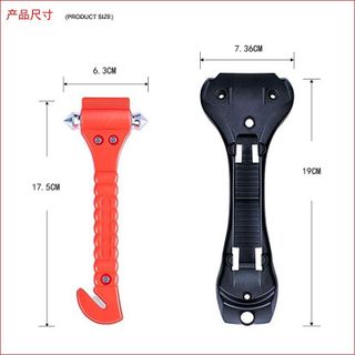 (BÁN SỈ) [F35 8in1 Mới] Đèn Pin F35 LED Laser 6 Chế Độ Sáng, Còi Báo Động, Phá Kính, Cắt Dây An Toàn, Kháng Nước,Zoom Xa,Sạc USB