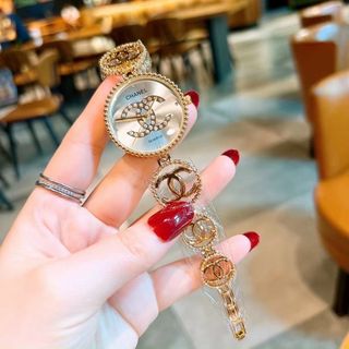 SĂN SALE MÙA HÈ ĐỒNG HỒ NỮ THỜI TRANG CHANEU MẶT CHỮ TO