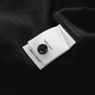Sơ mi Cổ Trụ linen nam.