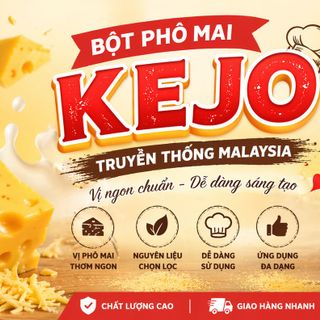 BỘT PHÔ MAI KEJO MALAYSIA 1KG (KEJO Malaysia Cheese Powder 1KG)
