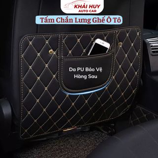 (BÁN SỈ) Tấm Chắn Lưng Ghế Ô Tô Da PU Bảo Vệ Hàng Sau Chống Nước Dễ Dàng Lau Chùi khaihuyauto