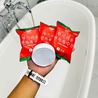 Khăn tắm nén Hàn Quốc tại Xưởng 03
