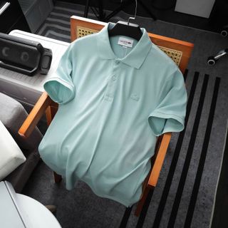 Polo nam.  Chất vải cá sấu cotton 2c mềm mịn, mặt vải mướt. Logo cá nhựa đồng màu vải.