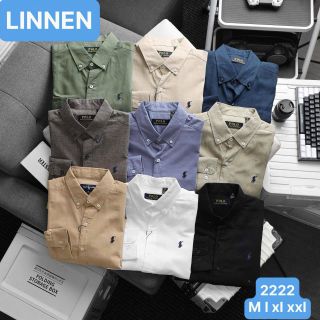 Sơ mi polo LINNEN nam mẫu cài nút cổ, chuẩn linnen.