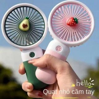 QUẠT TÍCH ĐIỆN MINI HÌNH TRÁI CÂY